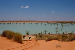 Lake Eyre from Big Red