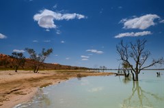 Lake Eyre and Big Red dune line