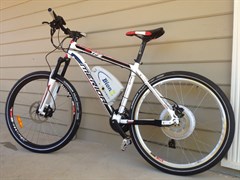 Bionx Down Tube System on Merida Matts TFS100D
