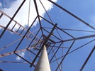 Looking up a windmills skirt