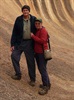 Wave Rock, WA - How to look smaller...  Stand downhill of a tall guy.<br />
Taken: 13/07/2010 2:26:13 AM Camera: Panasonic DMC-FZ18