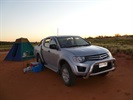 Camping just south of Cameron Corner 2012