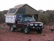 Camping with Travelander near Meekatharra