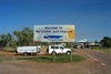 Pajero with Goldstream Crown at WA Border