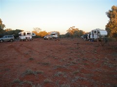 Camping with friends off the Plenty Highway 2009