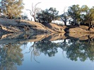The Darling River upstream of Bourke - not tellin' how to find this place